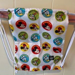 Disney and Vans Collaboration Draw String Backpack - NWT's - Cinch Bag 50TH Ann
